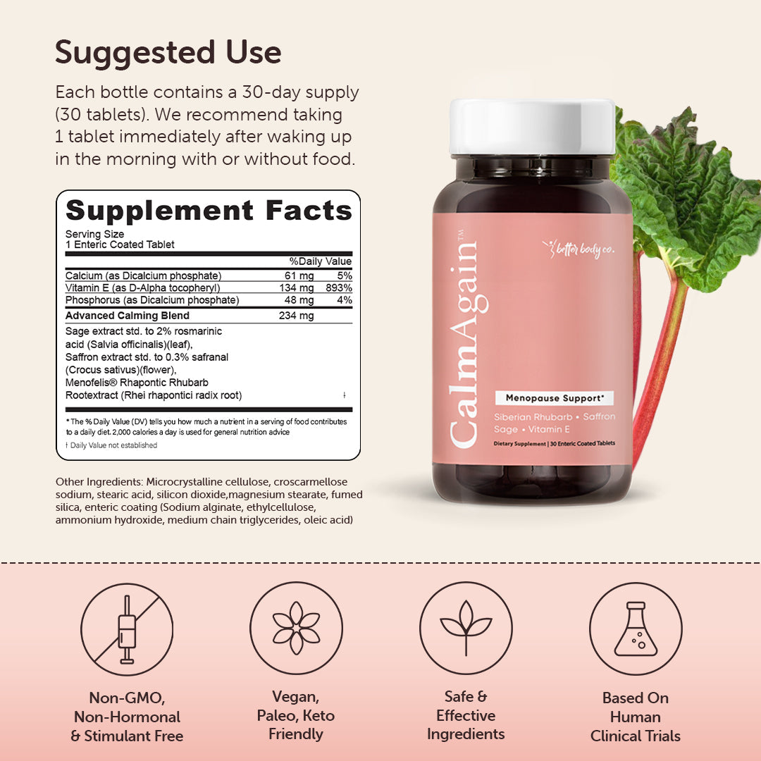 CalmAgain™️ | Hot Flash, Mood, and Night Sweat Relief
